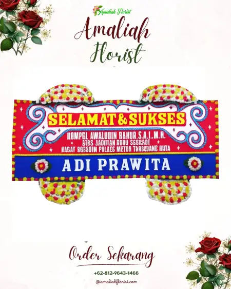 Papan Bunga Ucapan Selamat Bukitintan