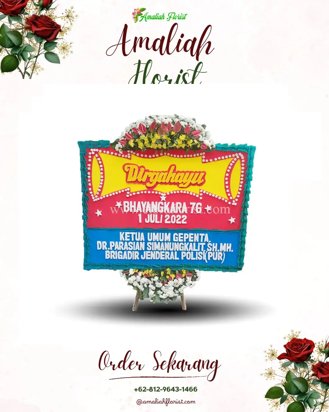 Papan Bunga HUT Ulang Tahun Bukitintan